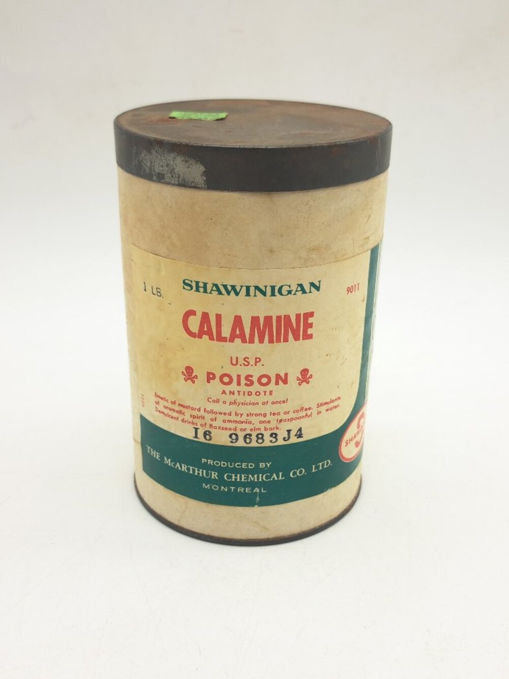 Vintage Medical Supplies Calamine USP